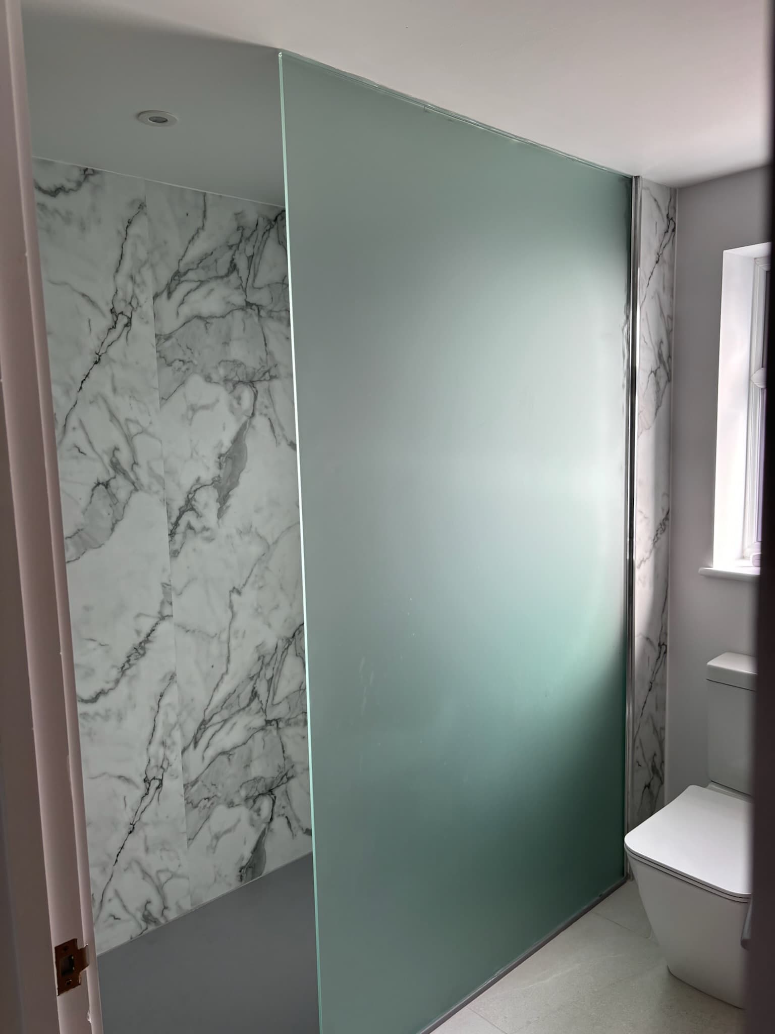 Shower and Balcony